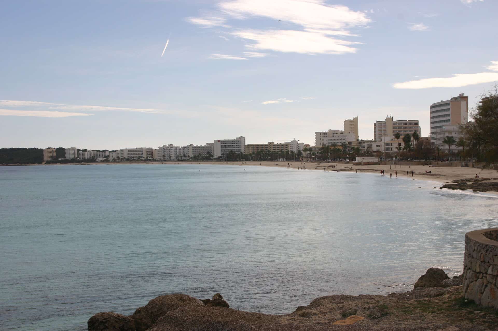 Cala Millor beach in Mallorca