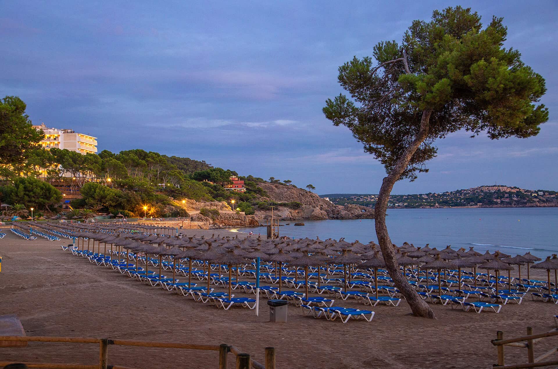 Peguera beach in Mallorca